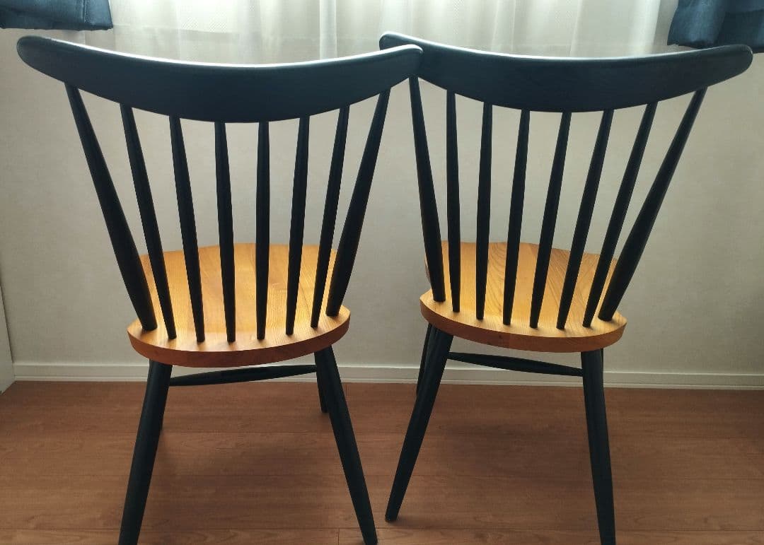 【関家具】コールチェア　ダイニングチェア　２脚セット