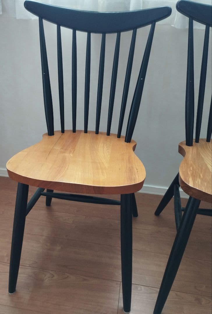 【関家具】コールチェア　ダイニングチェア　２脚セット