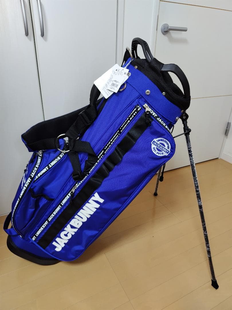 【新品】ジャックバニー スタンドキャディバッグ ブルー