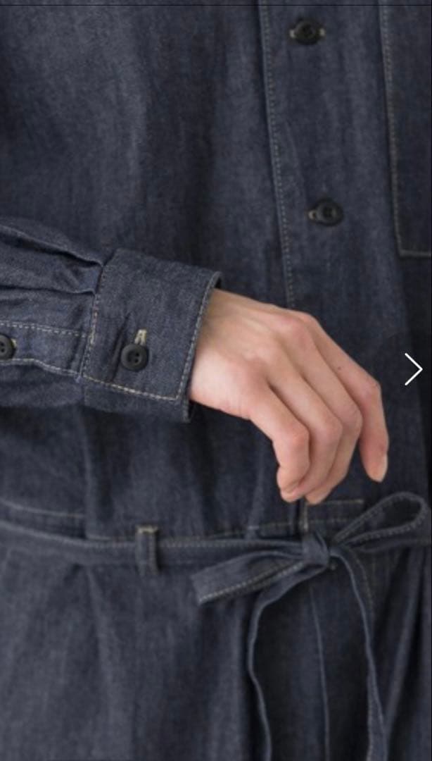 みち かぐれ　　デニムオールインワン