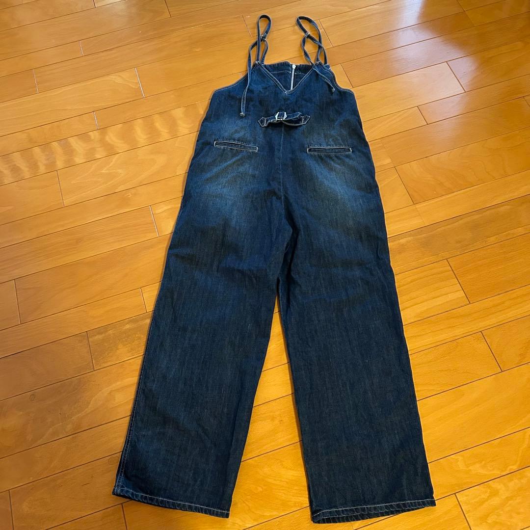 リブドロワ　デニムサロペット