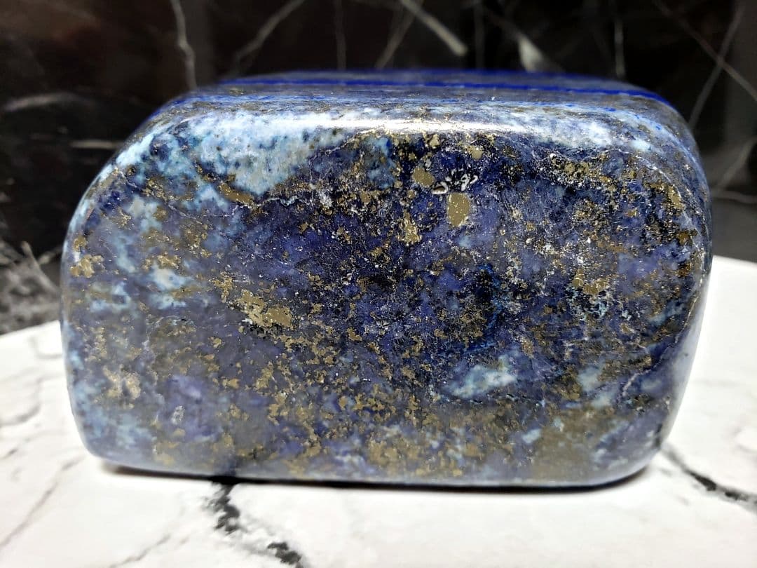 【最高グレード/ディープブルー✤ラピスラズリ_原石】