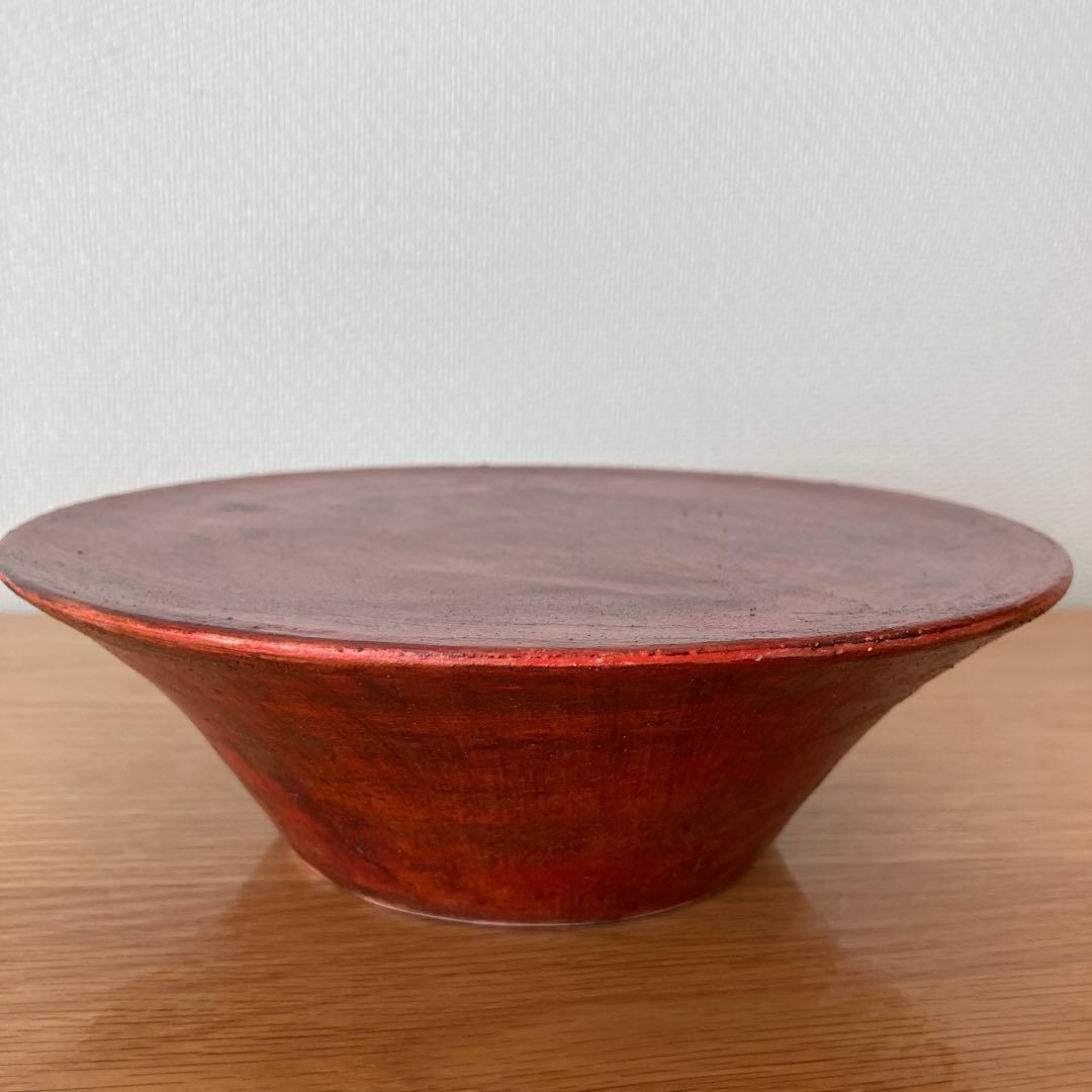 陶芸作家　若狭祐介さん　アカエ漆　台皿　希少　廃盤