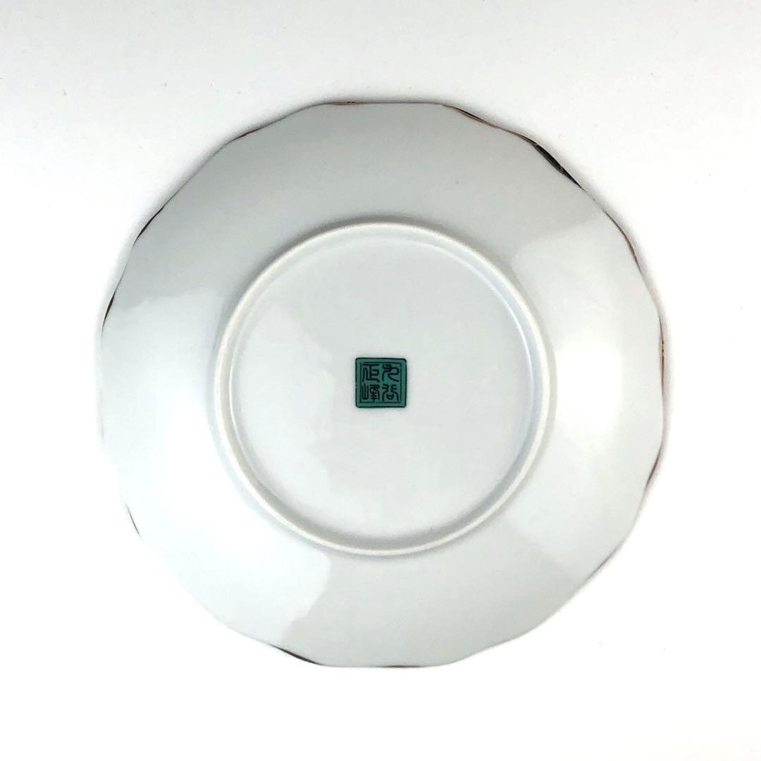 九谷焼　新品　6号皿揃　錦絵　中皿　5枚