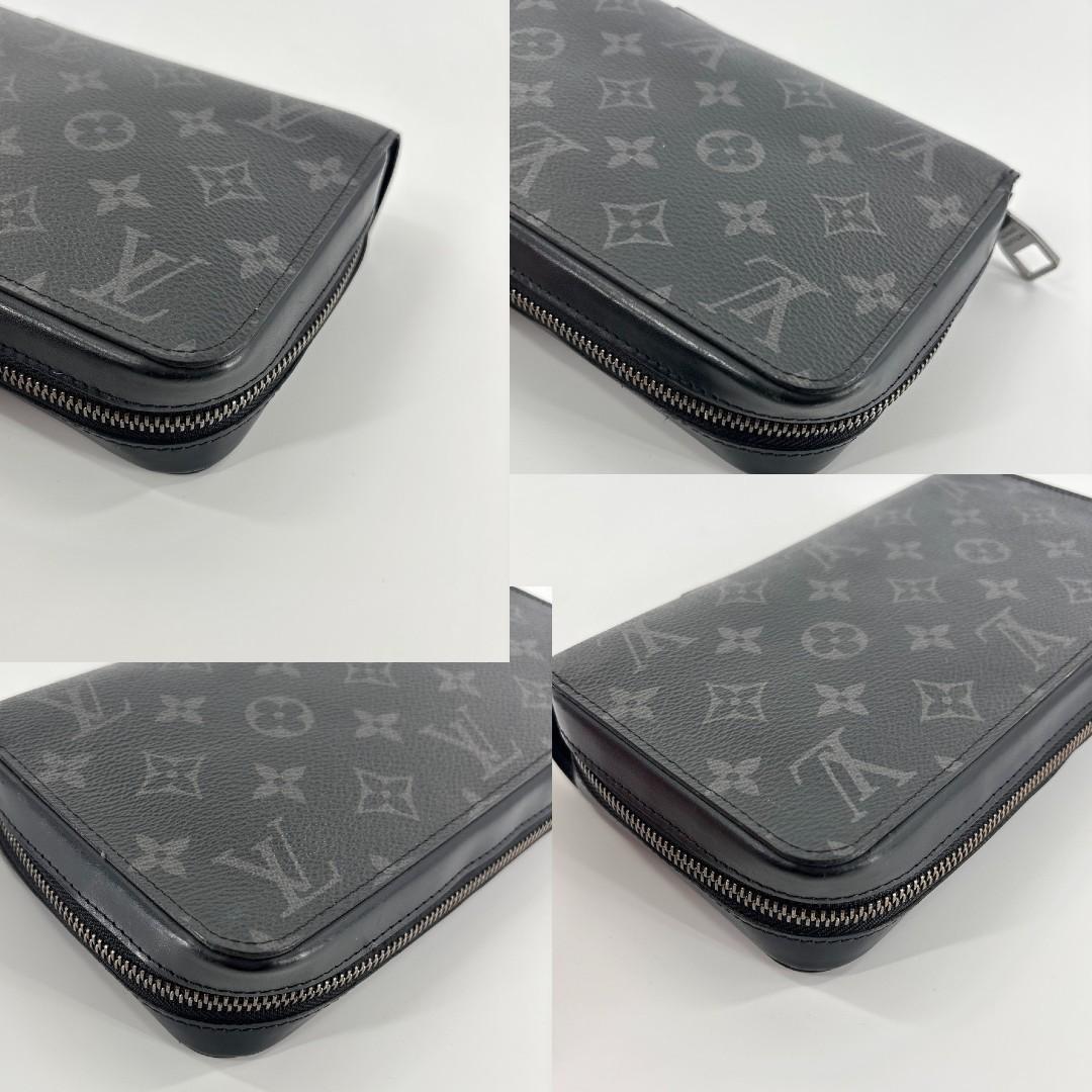 極美品 ルイヴィトン モノグラム エクリプス ジッピー XL 長財布 ブラック