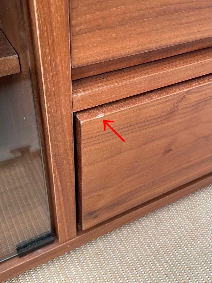 無印良品 TVボード ウォールナット突板 幅160㎝