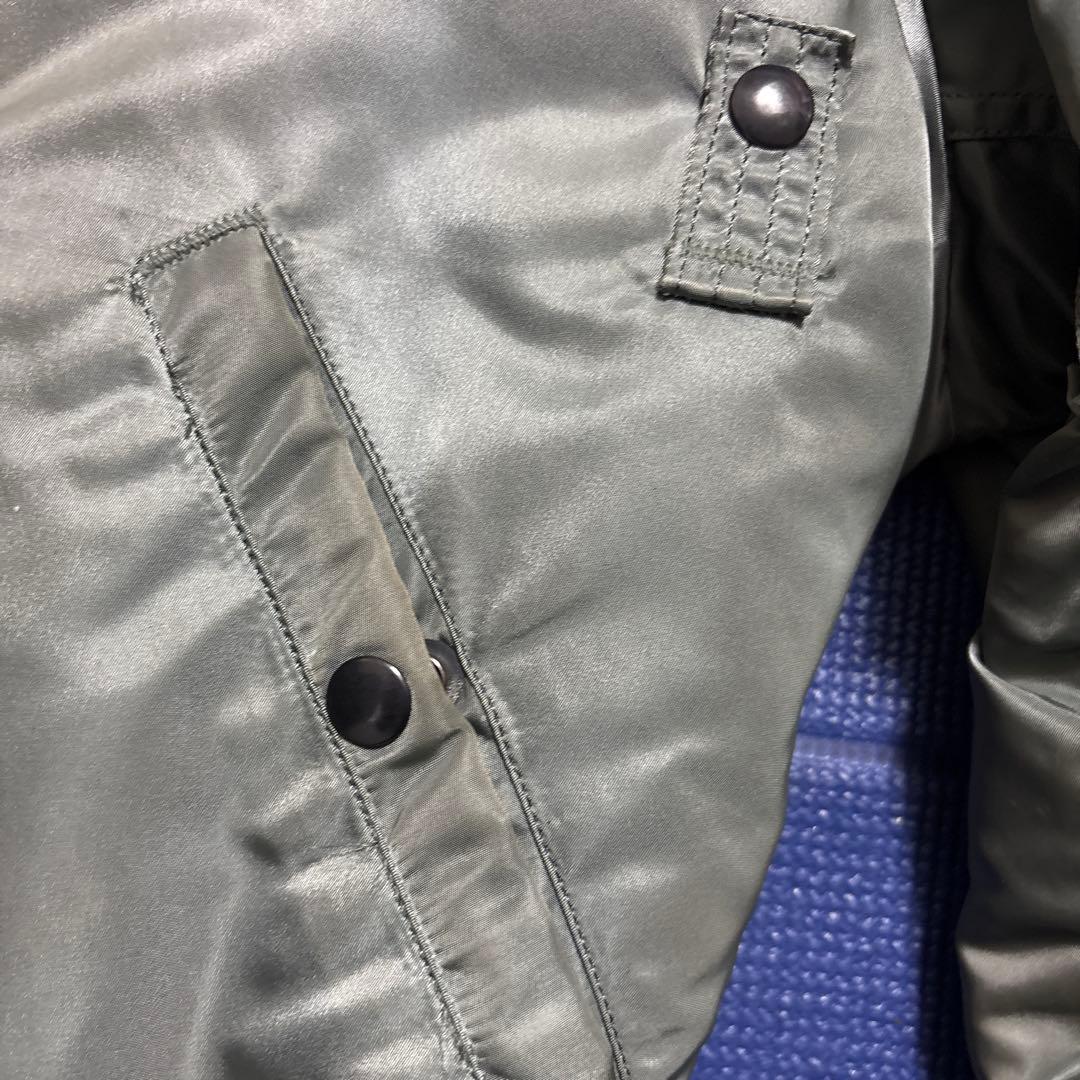 USA製 アルファB-15D フライトジャケット ヴィンテージ復刻SCOVILL