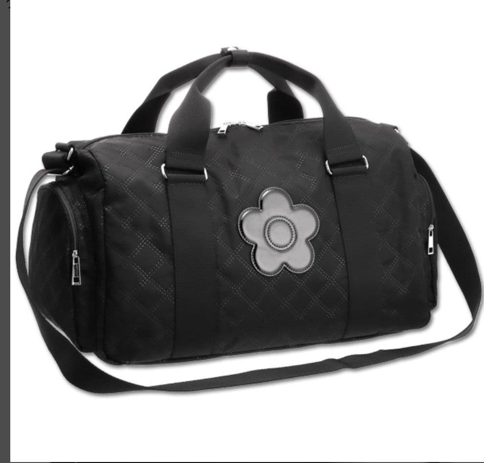 【再出品】ピンソニックキルトデイジー ボストン（ブラック）