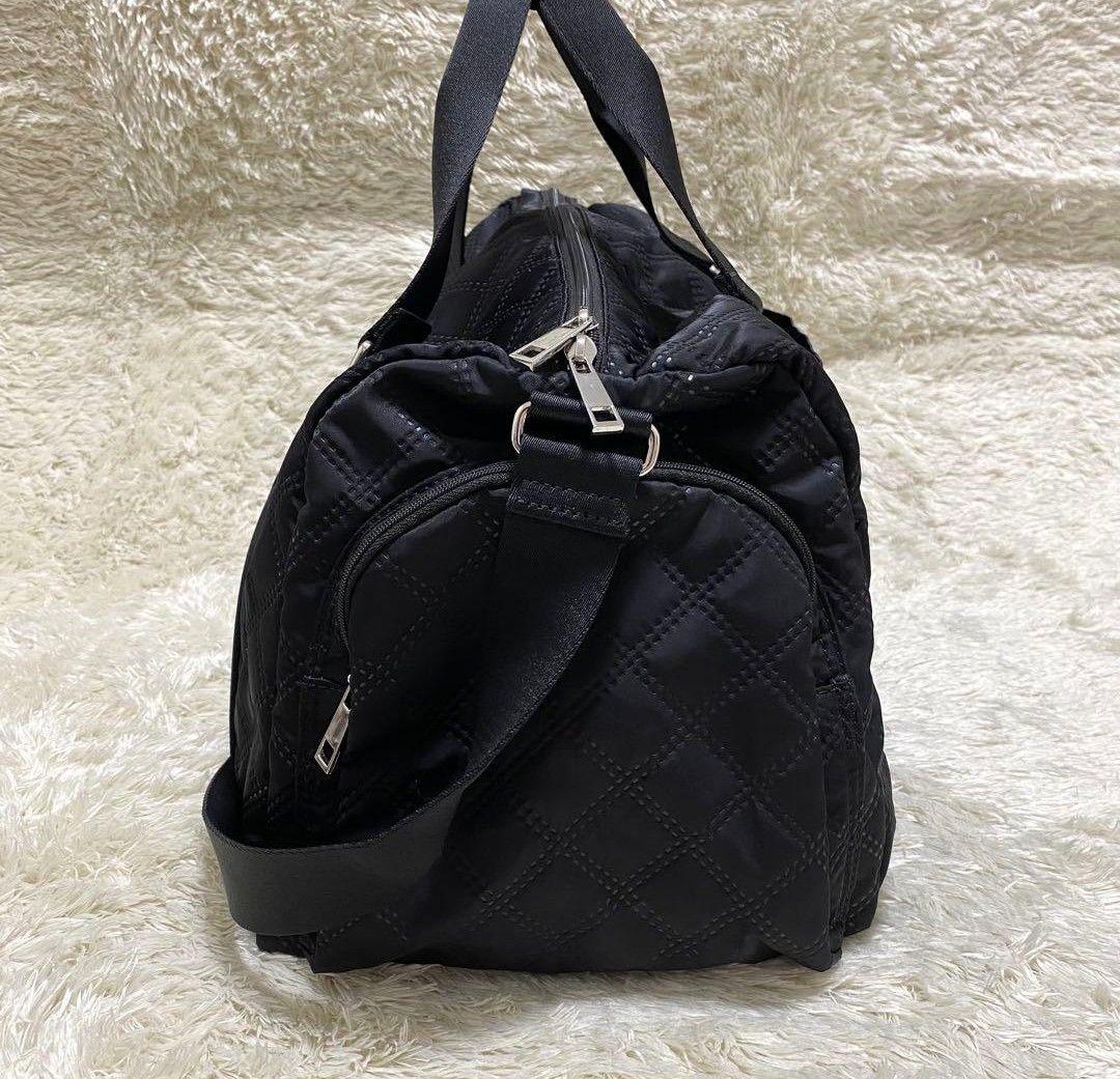 【再出品】ピンソニックキルトデイジー ボストン（ブラック）