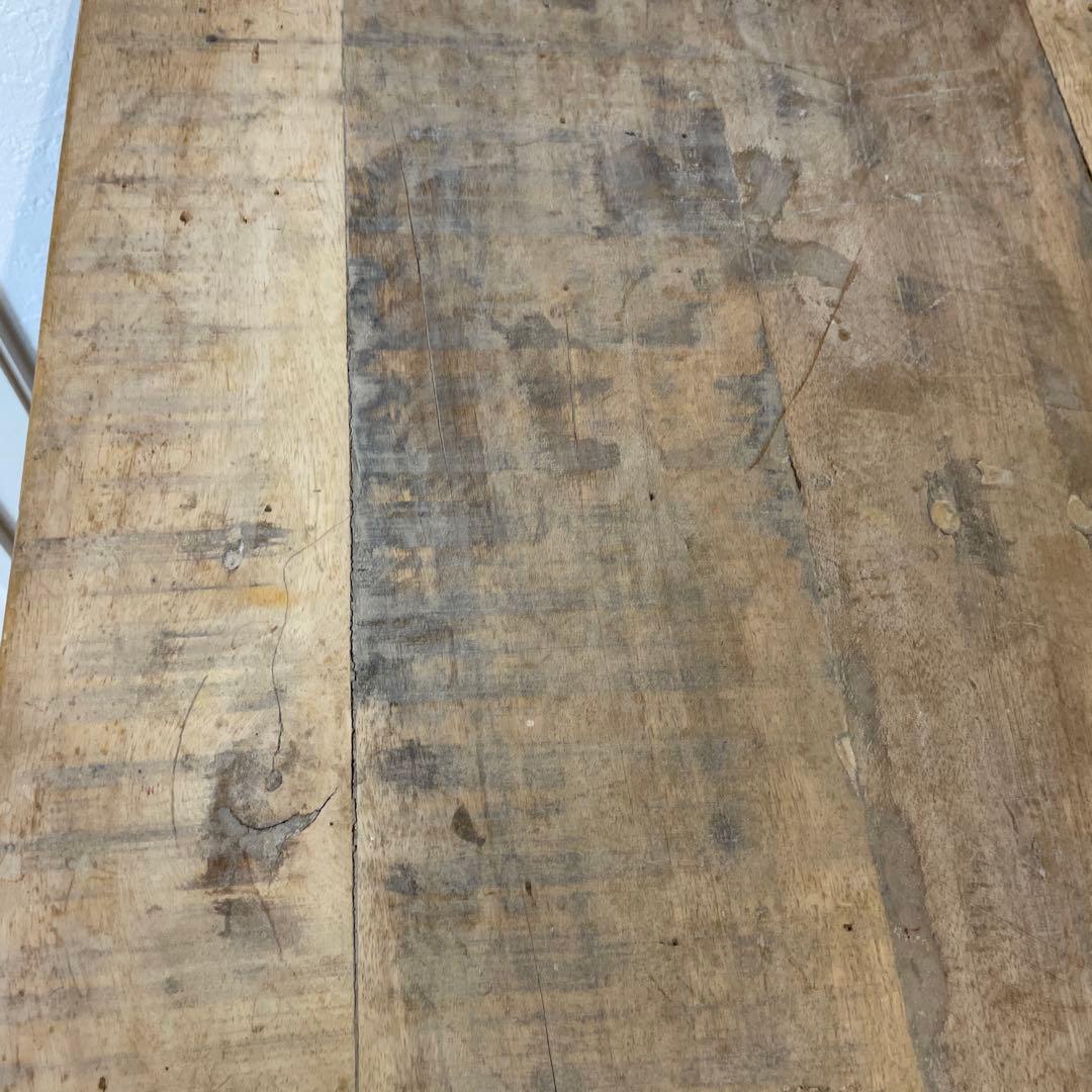 ナチュラルウッド2段シェルフ　アンティーク