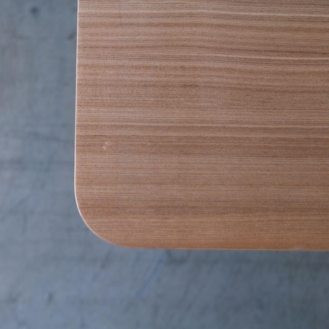 ナチュラル木製長方形ダイニングテーブル