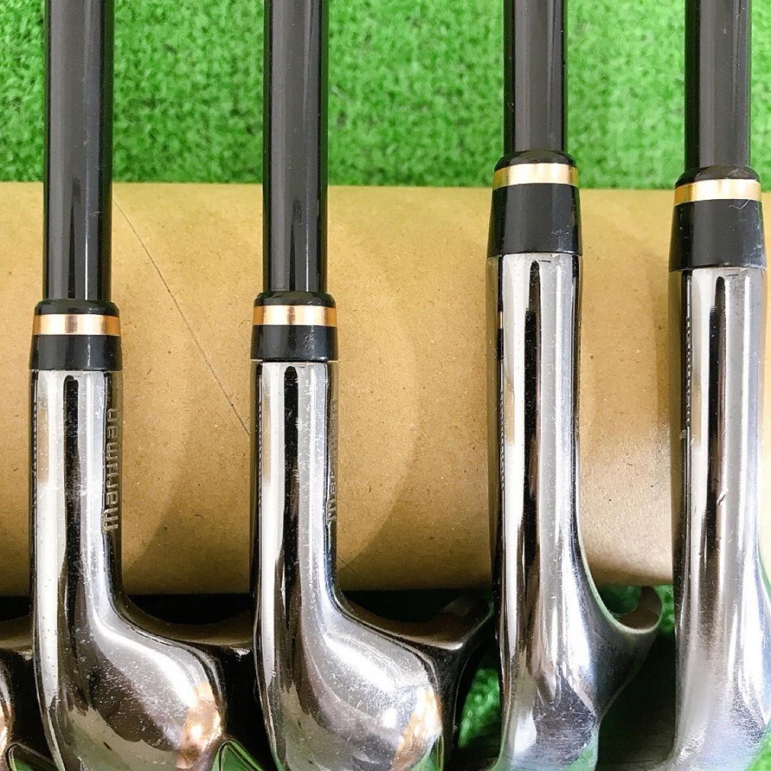 チ66★マジェスティ ロイヤルLV 7本アイアンセット 金 純正 MAJESTY