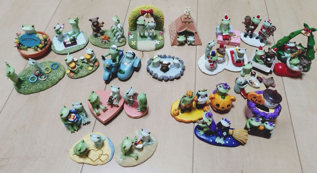 カエル コポー　置物セット 26個
