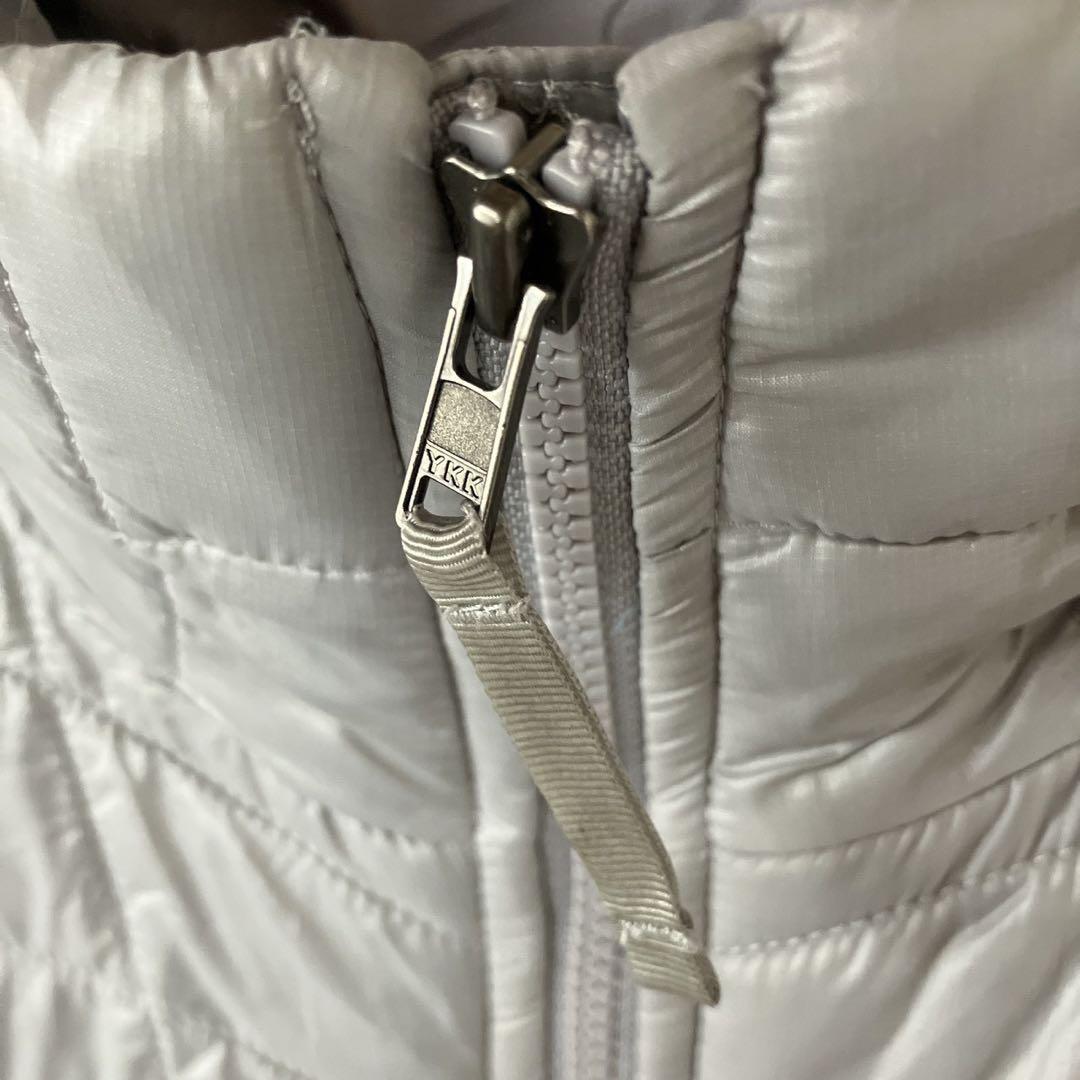 ザノースフェイス　ダウンジャケット　THERMOBALL 灰色　レディースL