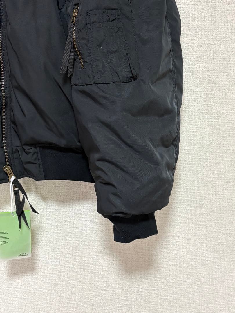 新品 オーバーサイズ MA-1フライトジャケット ブラック 2XL