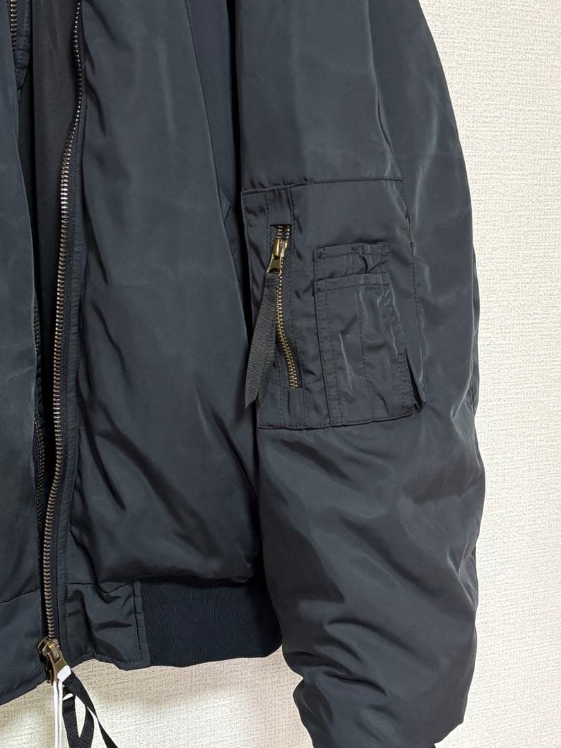 新品 オーバーサイズ MA-1フライトジャケット ブラック 2XL