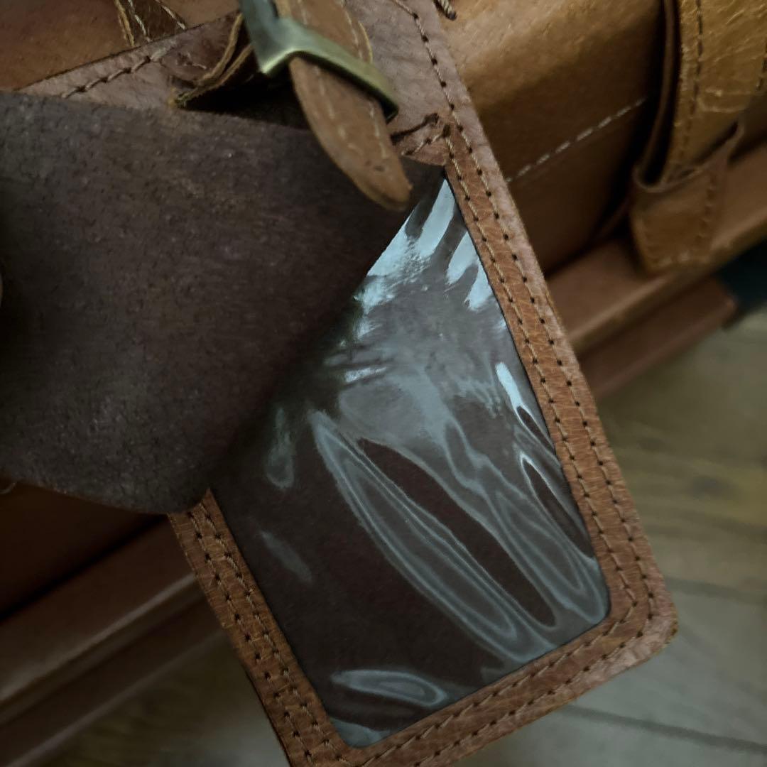 EURASIAキャリーケース 本革 ヴィンテージ カバー付き