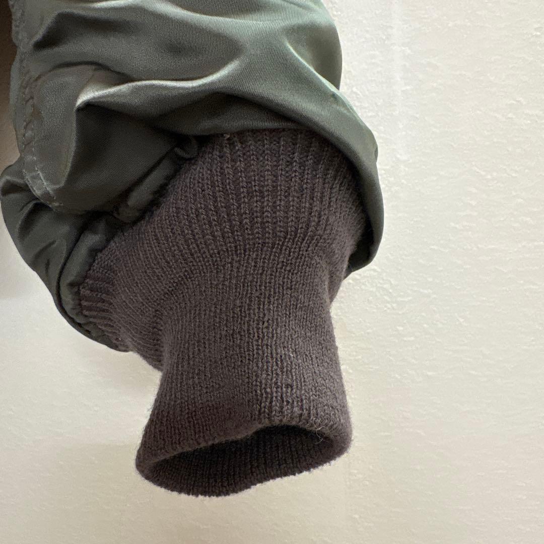 ALPHA INDUSTRIES MA-1 フライトジャケット　カーキ　Ｌ