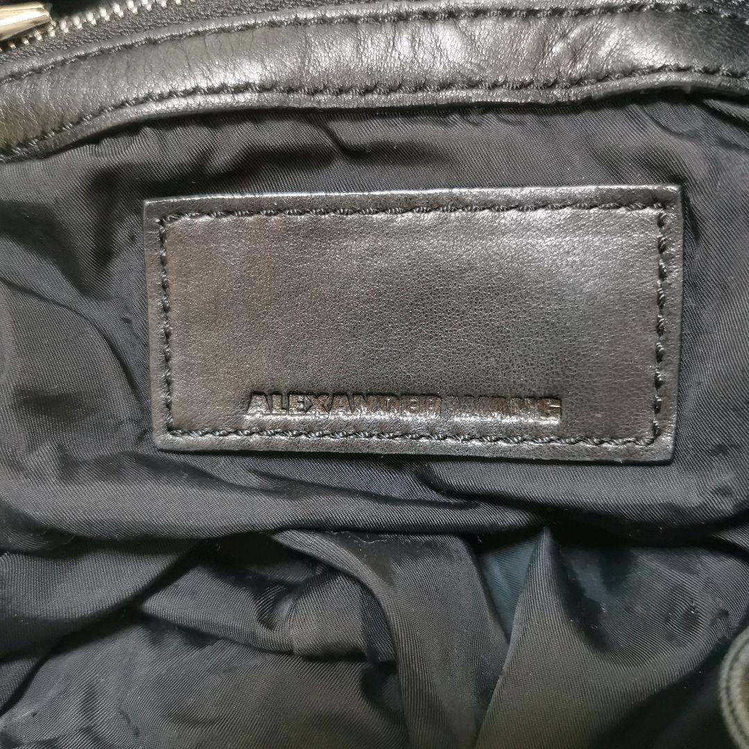 アレキサンダーワン リュックサック バックパック バッグ レザー ブラック