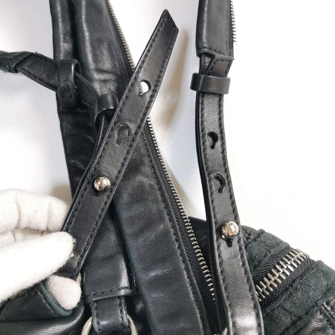 アレキサンダーワン リュックサック バックパック バッグ レザー ブラック