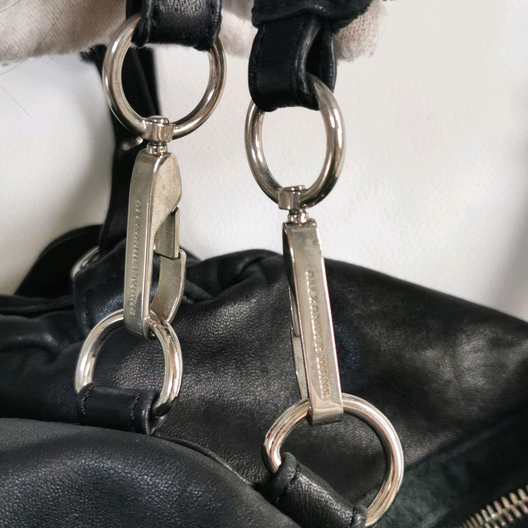 アレキサンダーワン リュックサック バックパック バッグ レザー ブラック