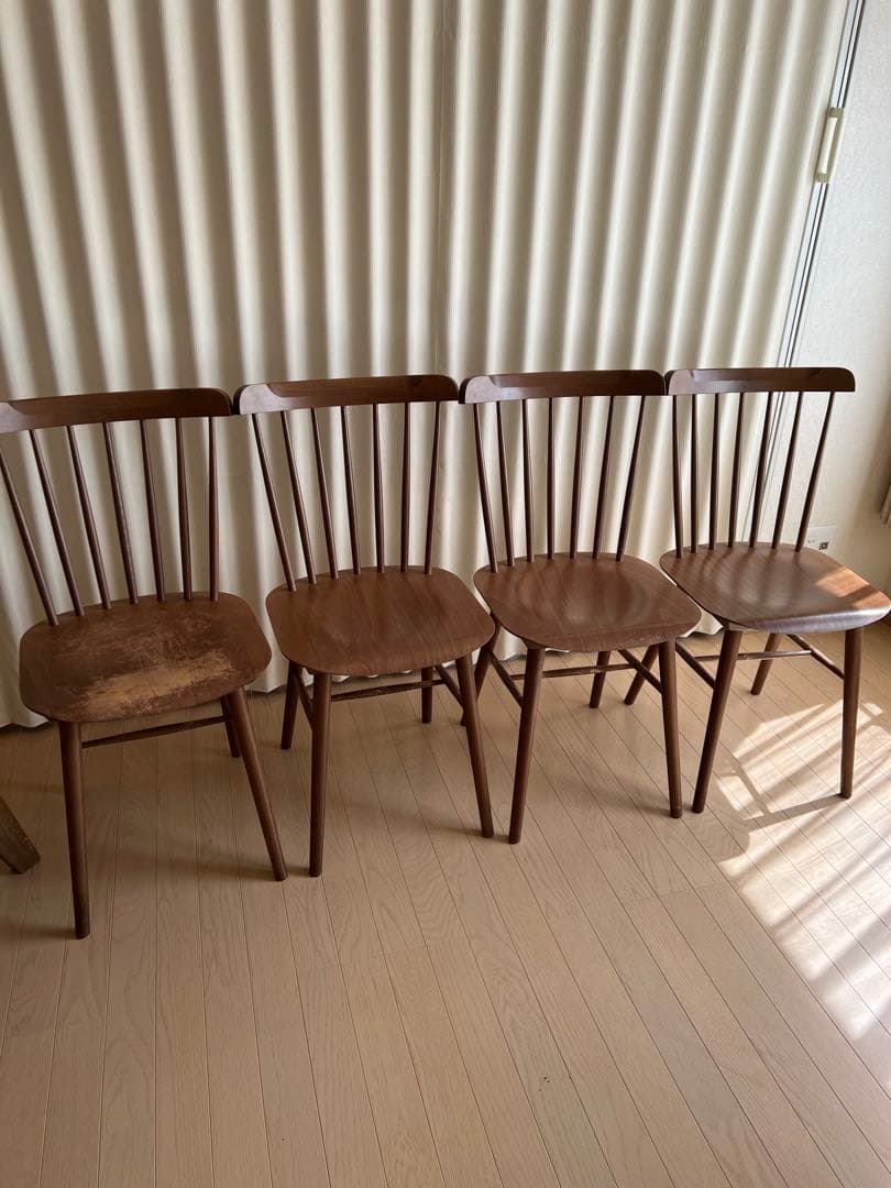 【地域限定送料込み】定価150,000円　ダイニングテーブルセット　椅子4脚