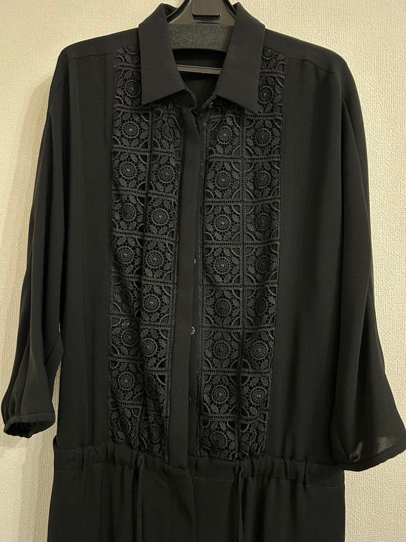 マックスマーラ 黒 レース ロンパース