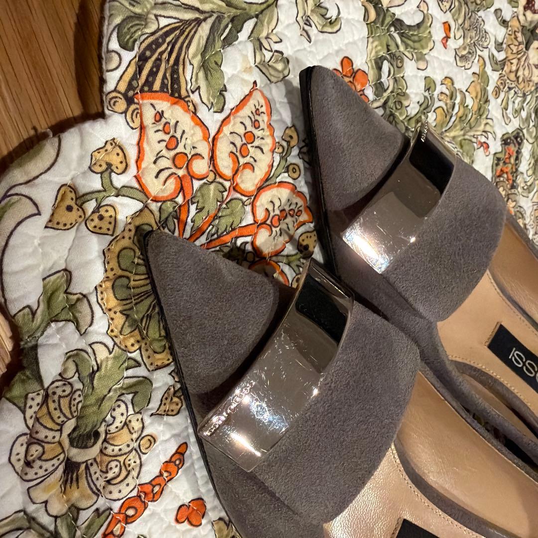 m*u様 クリーニング&お直し済 セルジオロッシ SR1 パンプス スエード 2