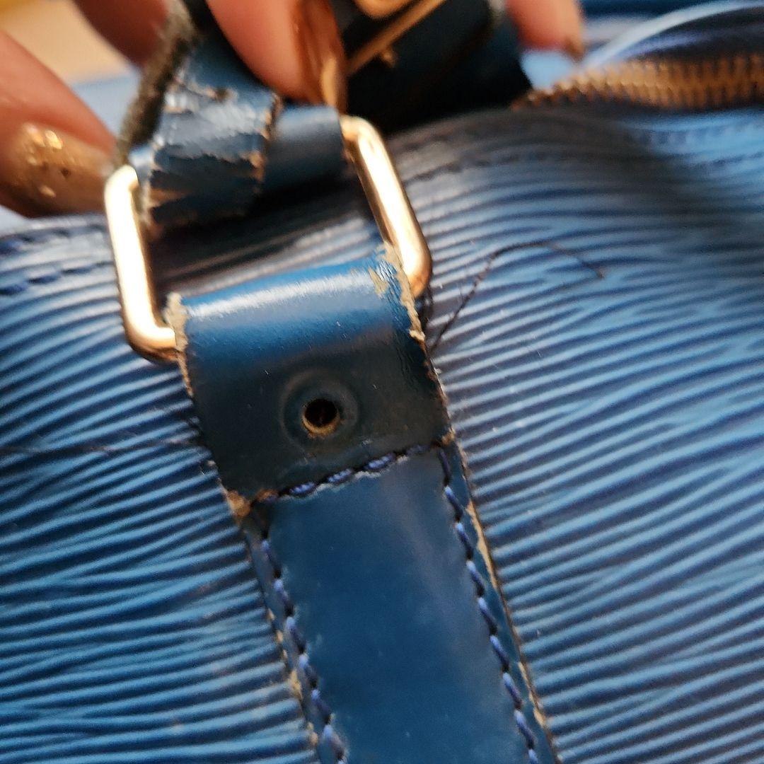 ルイ・ヴィトン エピレザー 青 ボストンバッグ 大きめ