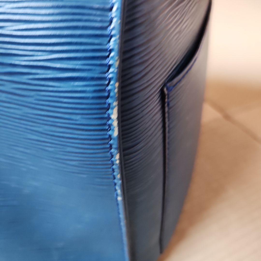 ルイ・ヴィトン エピレザー 青 ボストンバッグ 大きめ