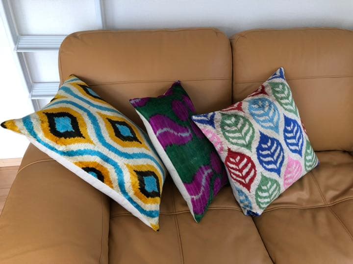 シルクの入ったトルコ製クッションカバー