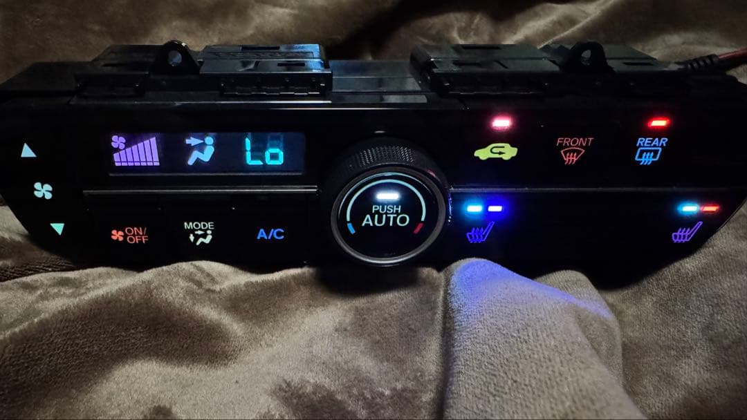 jf3 N-BOX Nボックス led打ち替え済み エアコンスイッチパネル