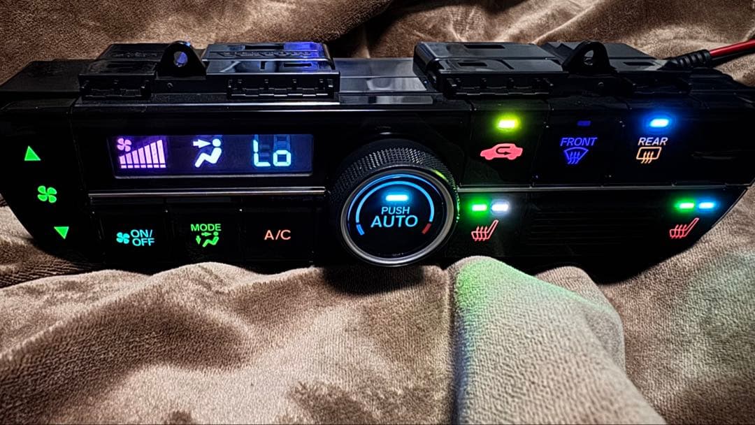 jf3 N-BOX Nボックス led打ち替え済み エアコンスイッチパネル