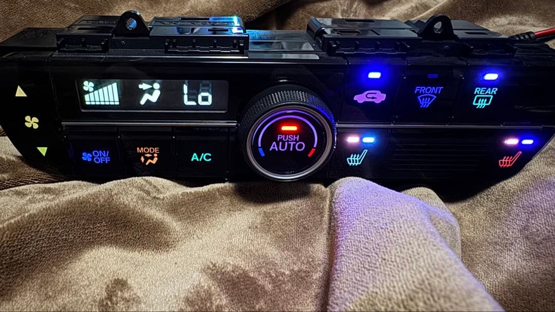 jf3 N-BOX Nボックス led打ち替え済み エアコンスイッチパネル