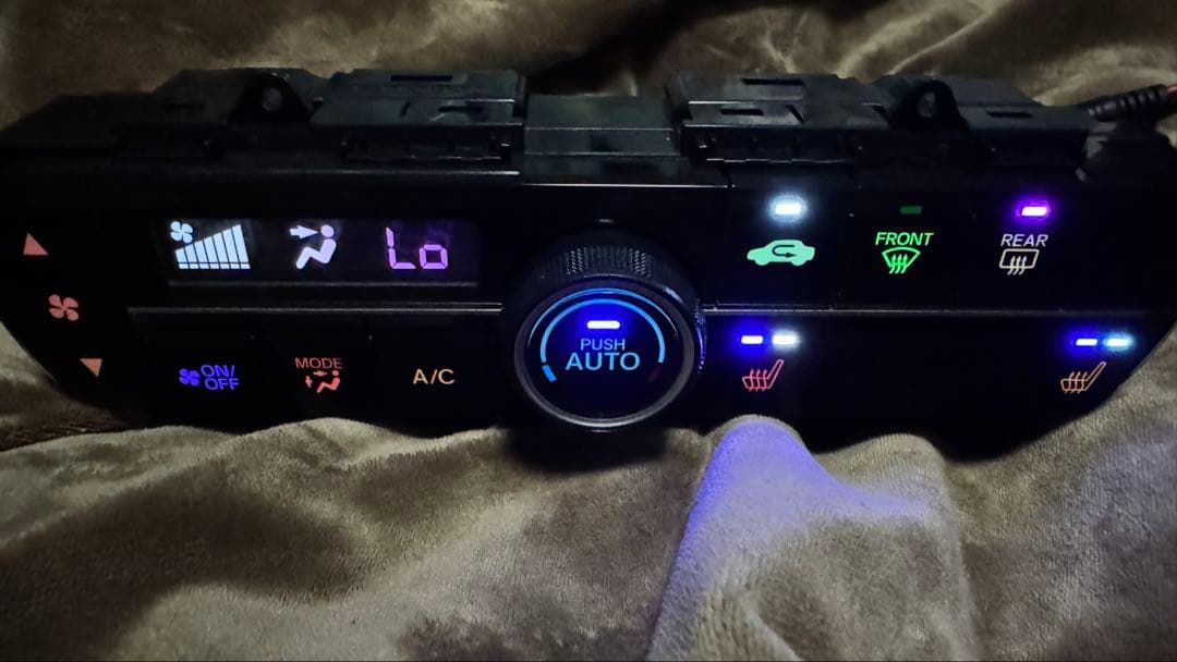 jf3 N-BOX Nボックス led打ち替え済み エアコンスイッチパネル