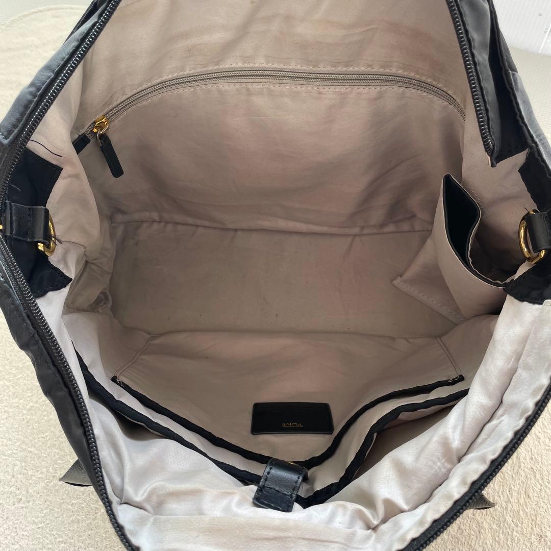 TUMI トートバッグ ショルダーバッグ 2way 黒 肩掛け A4可