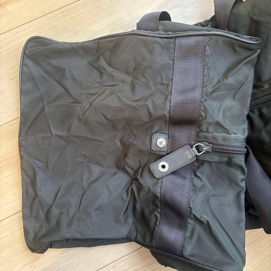 PRADA ブラック ボストンバッグ