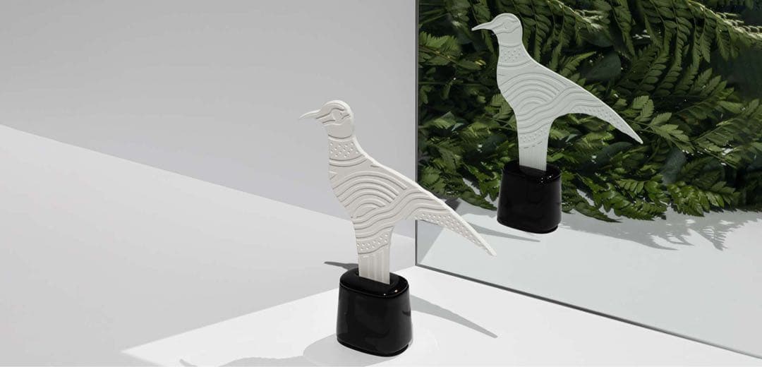 ディプティック　白い鳥の陶器ディフューザー