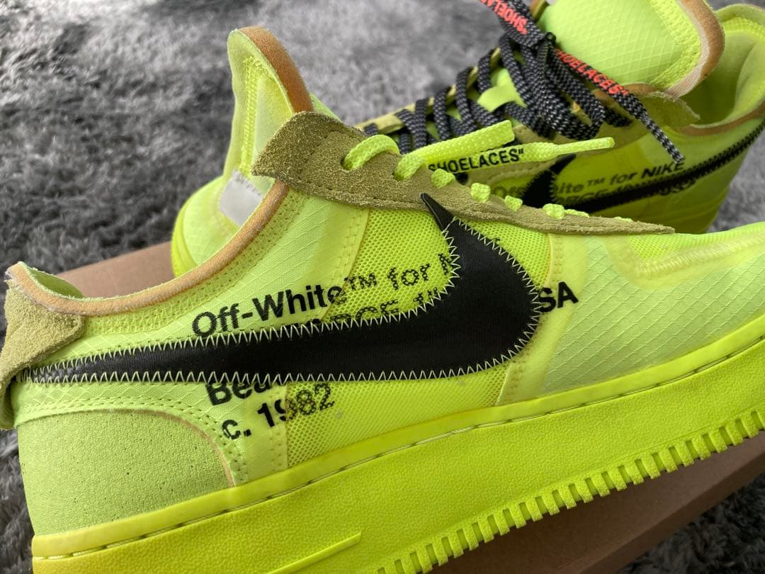 【美中古 28】Off-White×Nike Air Force 1 Volt