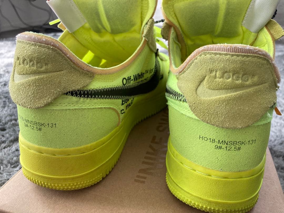 【美中古 28】Off-White×Nike Air Force 1 Volt
