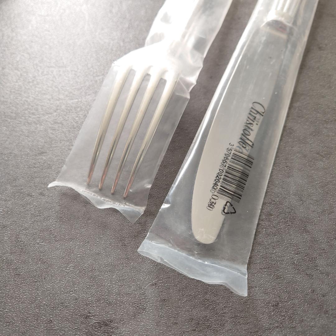 クリストフル アリア テーブルナイフ テーブルフォーク 未開封 2点