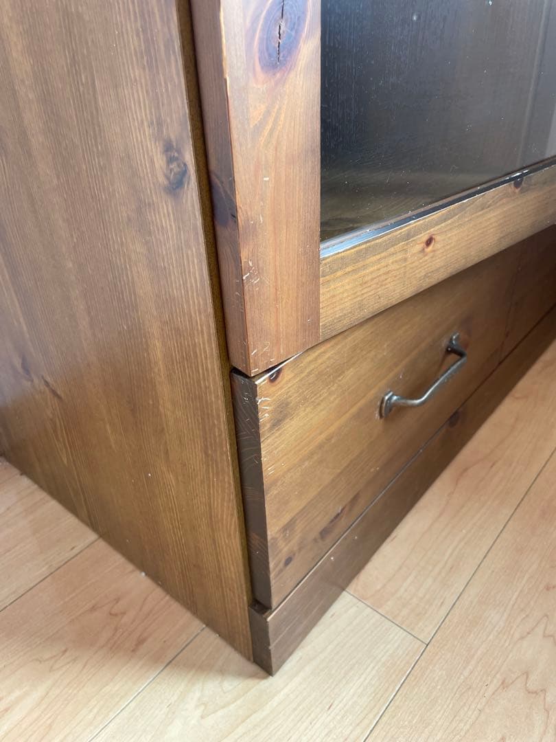 ウニコ unico オトゥール AUTEUR 食器棚　ガラスキャビネット　本棚