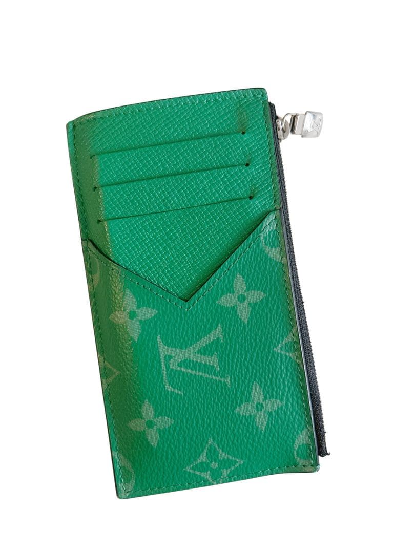 ルイヴィトン LV ケース カードケース グリーン