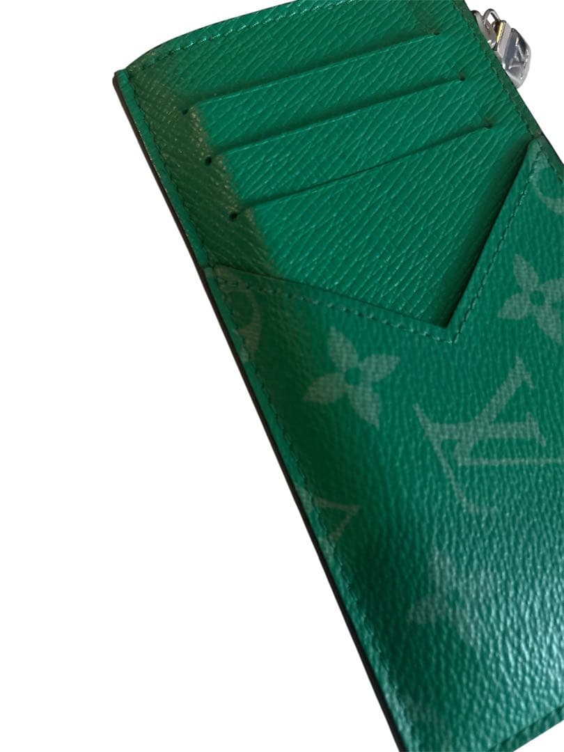 ルイヴィトン LV ケース カードケース グリーン