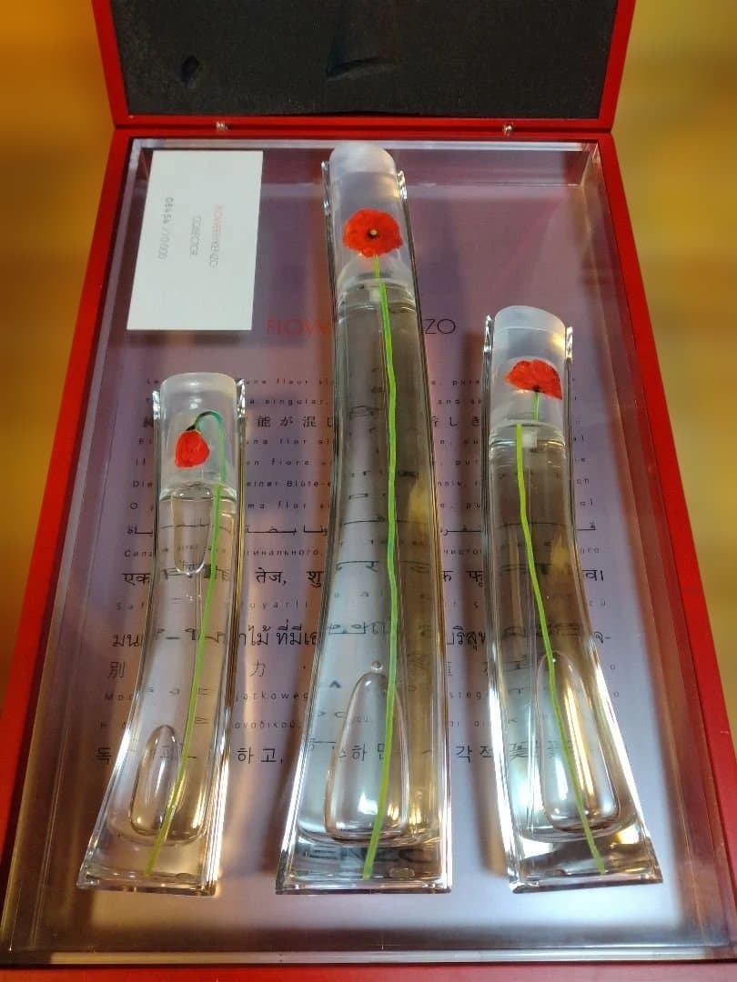 【限定希少品】KENZO フラワー バイ ケンゾー 限定コレクターBOX 3本