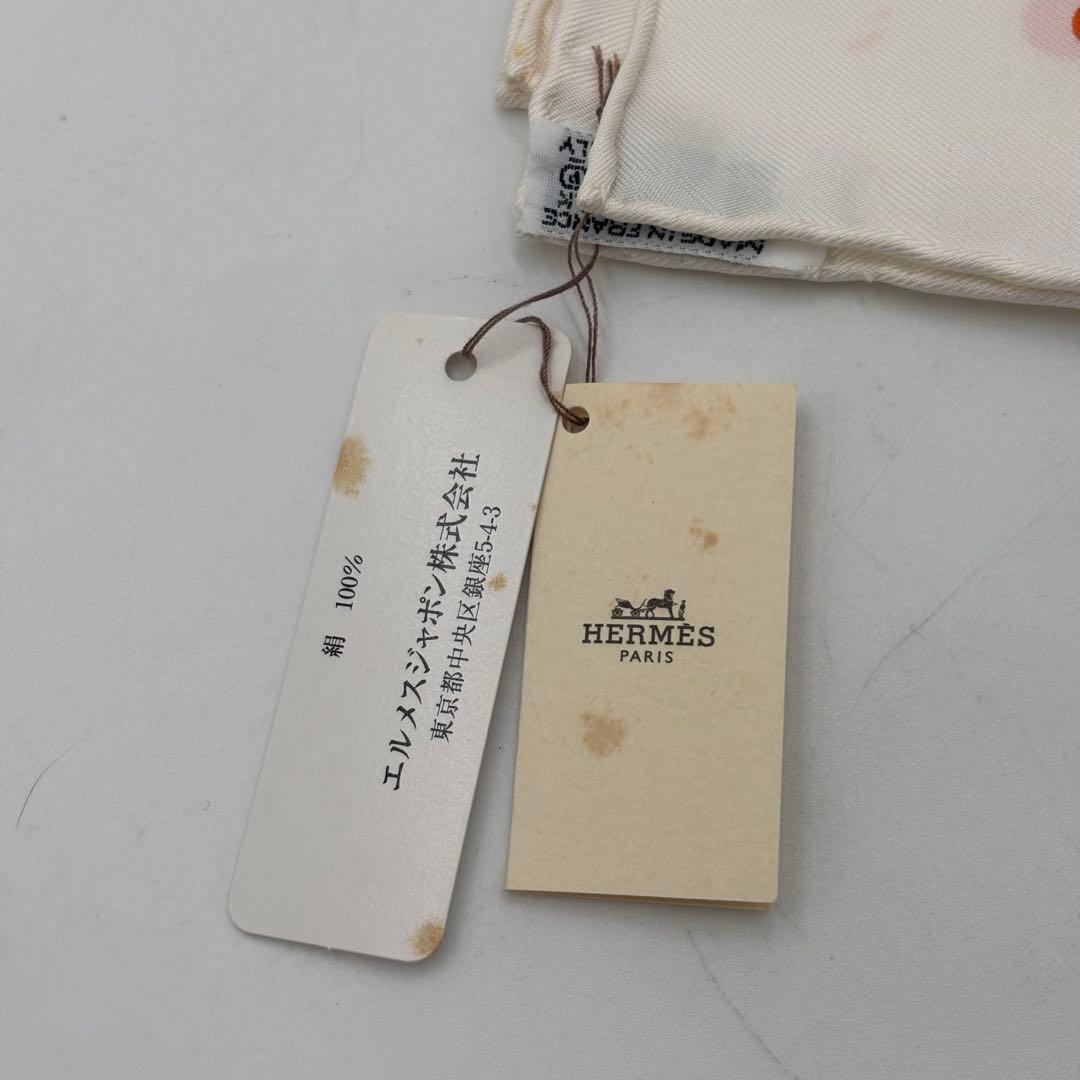 エルメス プチカレ ガウロッシュ 思いがけない馬 シルク ミニスカーフ