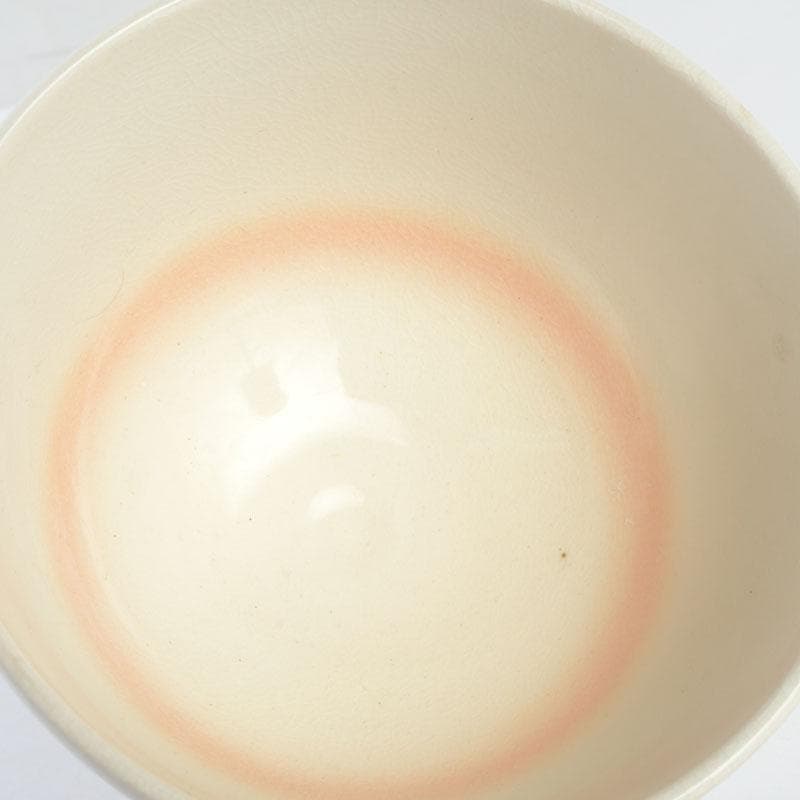 茶道具　白井半七造　色絵　秋草絵　茶碗　銘「涼風」　即中斎極め箱　M　9726