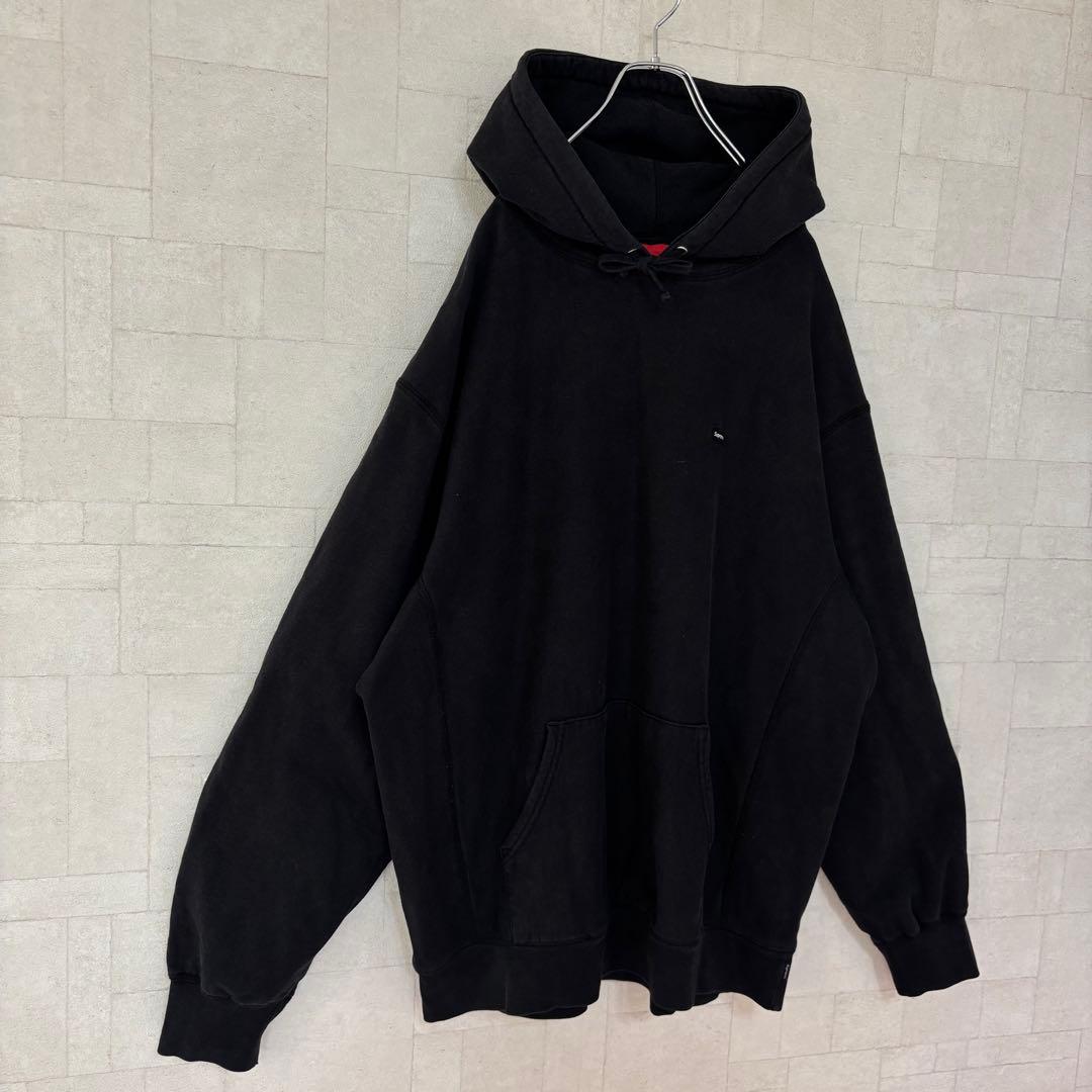 【希少XLサイズ】シュプリーム☆ミニボックスロゴ パーかーブラック　889