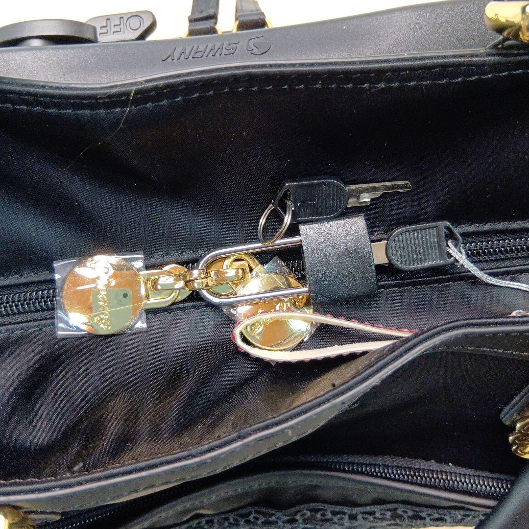 スワニーバッグ　キャリーバッグ D-595M18 近沢レース店コラボノワール