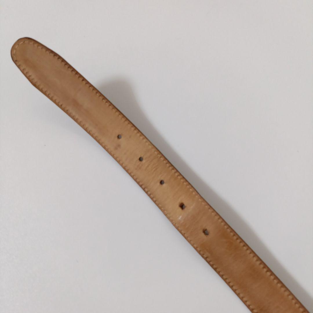 エッティンガー 本革レザーベルト ブラウン系 美品